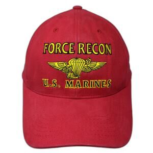 Propper Force Recon US Marines Red One Size Baseball Cap Hat Slideback Embroider